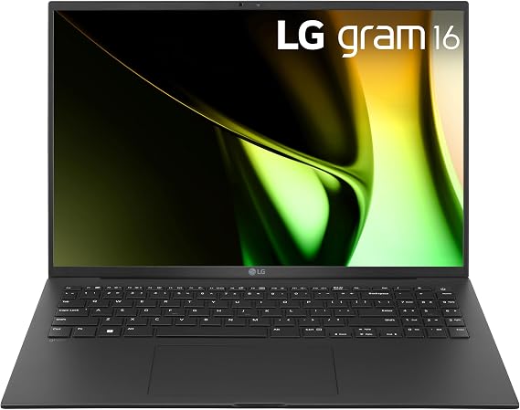 LG gram 16-inch Lightweight Laptop, Intel Evo Edition - AI-Enabled Intel Core Ultra 7 Processor, Windows 11 Home, 16GB RAM, 2TB SSD, Black