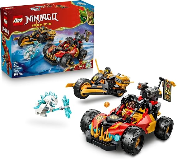 LEGO NINJAGO Kai ve Cole’un Birleşen Araçları 71864