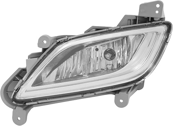 Fog Light For Hyundai Veloster 2012 2013 2014 2015 2016 2017 Halogen Light Source Driver Left Side Halogen Fog Light Replacement Fog Light (Bulbs Included) (1* Left Fog Light)