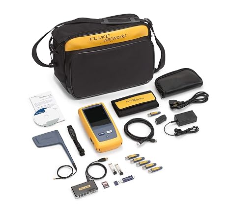 NetAlly 1T-3000 OneTouch AT Copper and Fiber Ethernet and WiFi Network Speed Tester