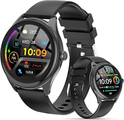 Smart Watches for Women Men, 1.39 HD IPS Touchscreen Smartwatch with 120 Sports Modes, Heart RateSleep Monitor, IP67 Waterproof, Bluetooth Call & Music Control for iPhoneAndroid Black