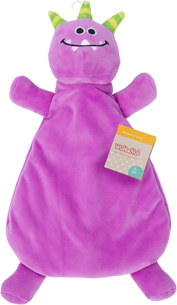 WubbaNub Purple Monster Lovey