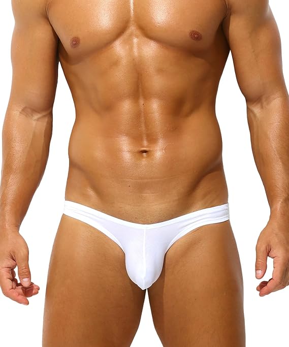 Men's Low Rise Briefs Sexy Bikini Soft Bulge Pouch Modal Underwear