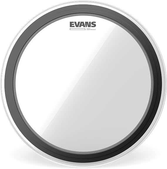 Evans BD24EMADHW 24 inch EMAD Heavyweight Clear Bass Drum Head