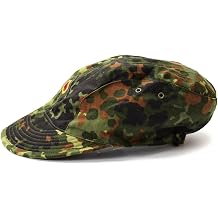 Genuine Original German Army air Force Cap Flecktarn camo Peak hat Military