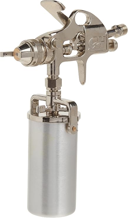 Detail Paint Sprayer Gun - Pattern and Fluid Control Handheld Sprayer w/ 8-ounce Anti-Drip Canister (Campbell Hausfeld DH550000AV)