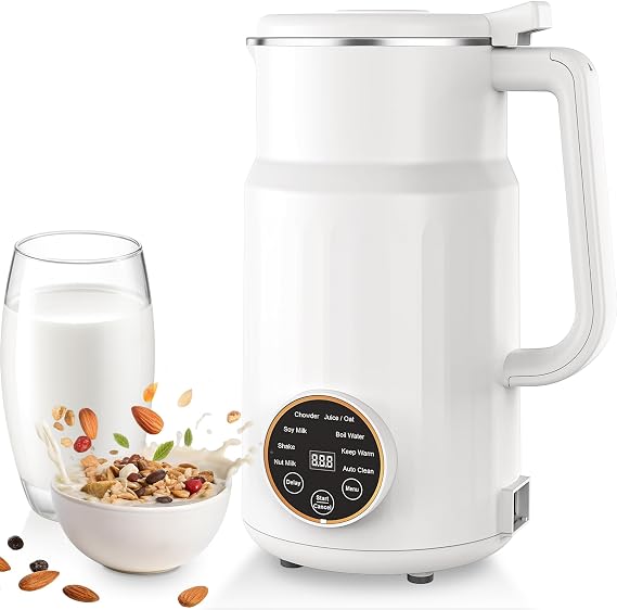 34ozNut Milk Maker Machine,10 in 1 Automatic Plant Based Almond Milk Maker