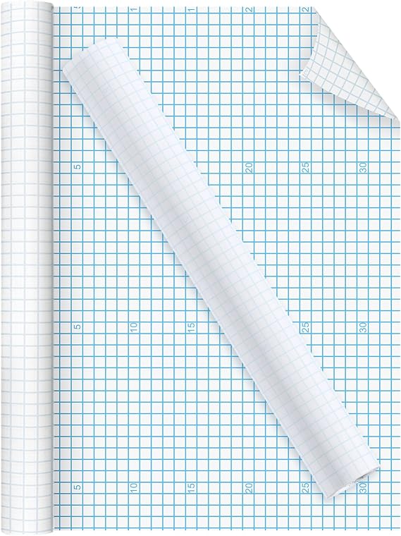 HONSIO Clear Contact Paper Peel and Stick, 18 in x 10 ft Book Cover Roll