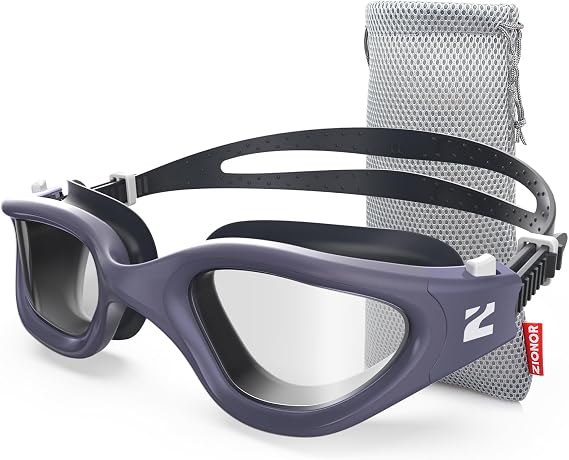 ZIONOR Swim Goggles, G1 SE Swimming Goggles Anti-Fog for Adult Men Women