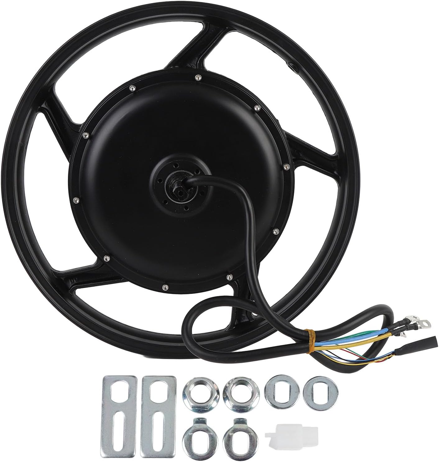 18 Inch Wheel Hub Motor 3000W Brushless Double Hole Rear Drive Hub Motor Kit Electric Motorcycle Electric Scooter