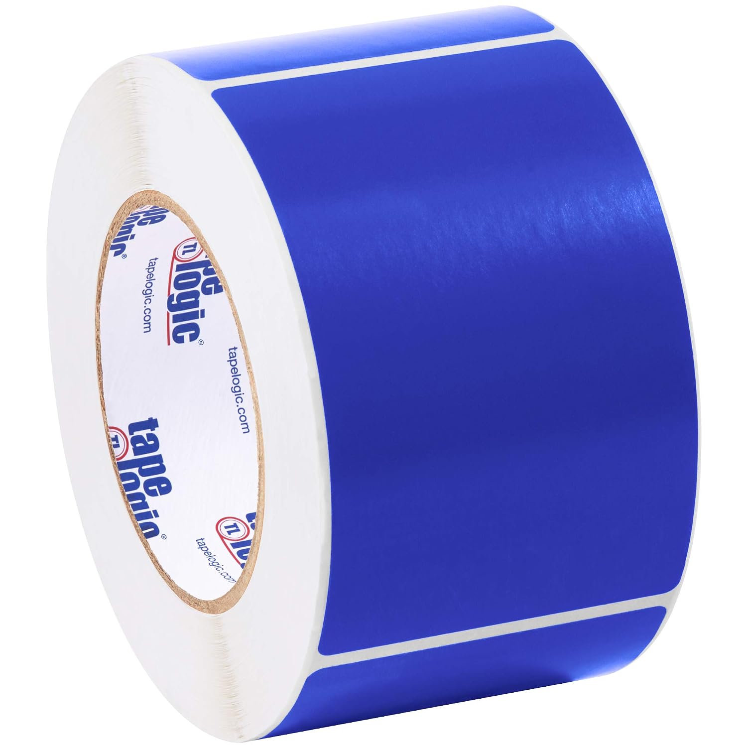 Tape Logic Inventory Rectangle Label, 5 L x 3 W, Dark Blue, Roll of 500 DL632B