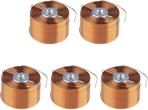 5 Pieces Copper Magnetic Levitation Coil with Iron for The Third Generation Coil, Orange