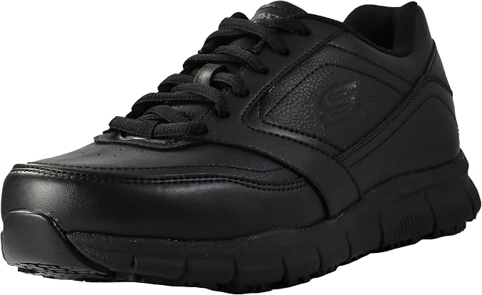Skechers Women's Nampa Wyola Lace-Up | Work, Slip Resistant, Electrical Hazard, Relaxed Fit, Memory Foam