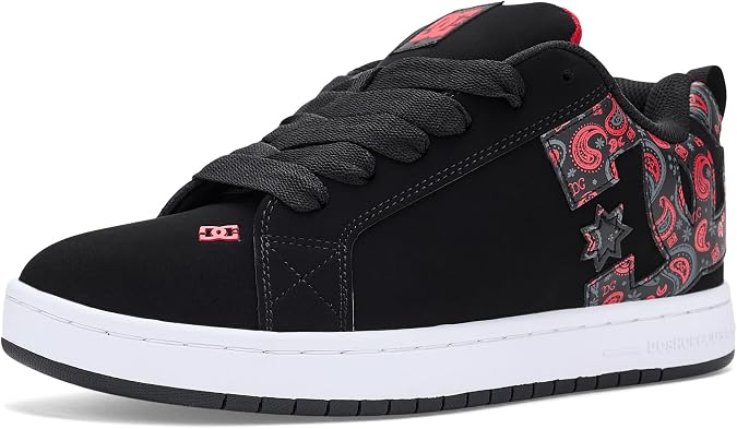 DC Mens Court Graffik Casual Low Top Skate Shoe SneakerSkate Shoe