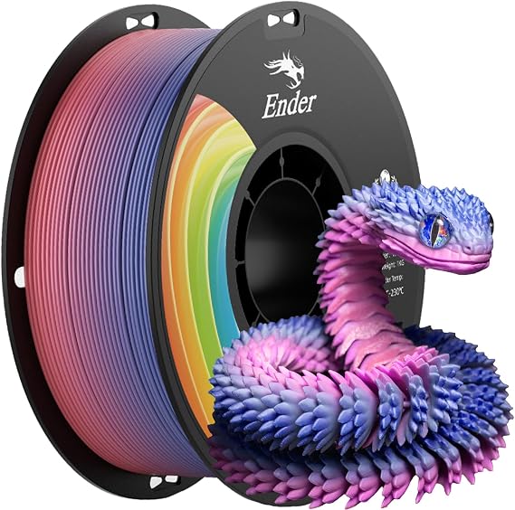 Creality Ender PLA Plus 1.75 mm 1 kg Gökkuşağı Filament