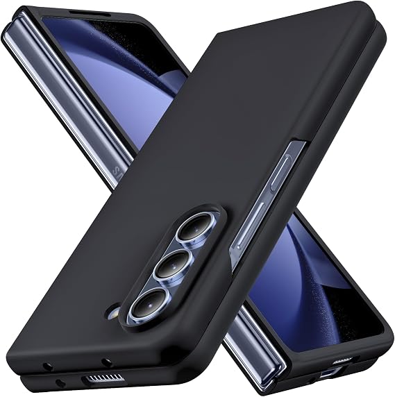 for Samsung Galaxy Z Fold 5 Case,Slim & Black