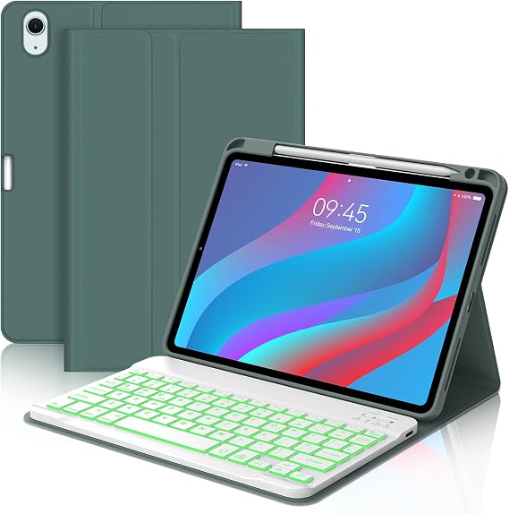 IVEOPPE Keyboard Case for iPad Air 11-inch (M4, M3, M2) & iPad Air 5th/4th