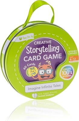 Open The Joy - Creative Storytelling Card Game for Kids, Family Fun Educational Activity to Explore Feelings and Expressions - Ages 4 and Up