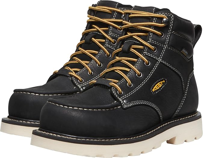 KEEN Utility Men's Cincinnati 6 Composite Toe Waterproof 90 Degree Heel Heavy Duty Work Boots