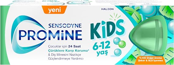 Sensodyne Promine 6+ Yaş Çocuk Diş Macunu 50ml Bubble Gum Aromalı