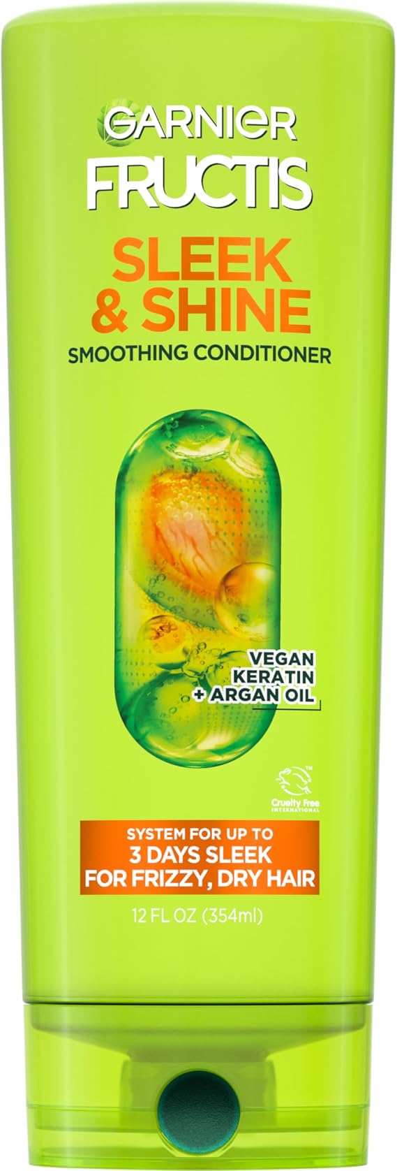 Garnier Fructis Smooth & Conditioner, Curly, Dry, Unmanageable Hair, 21 Florida Shine. Oz