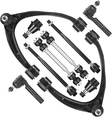 Front Suspension Upper Control Arms with Ball Joint Kit for Cadillac Chevy Escalade Chevrolet Avalanche Silverado Suburban Tahoe GMC Sierra Yukon XL 1500 2007-2013, 10PCS