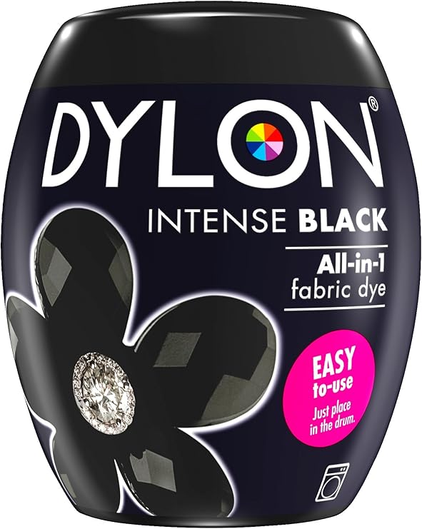 New Dylon 350g Machine Dye Pods - Full Range of New Colours Available! (Intense Black)