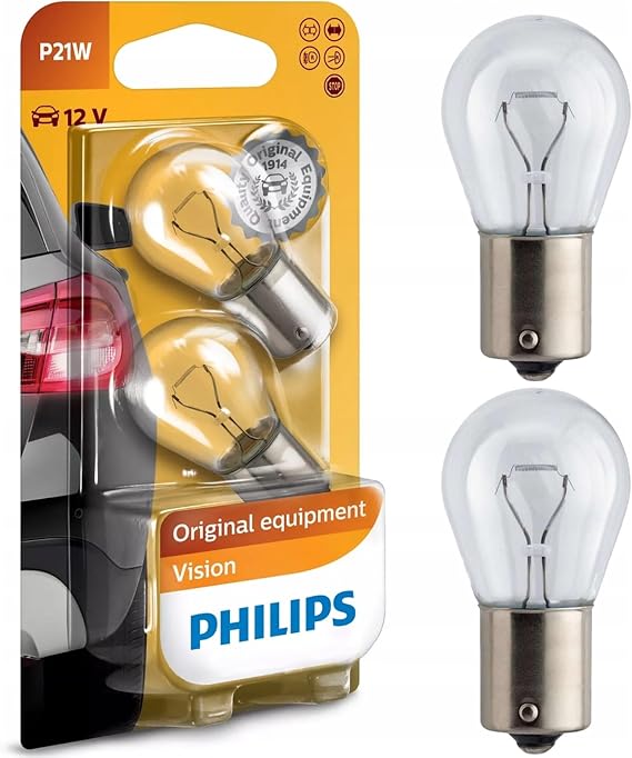 Philips P21W Stop Ve Sinyal Ampulü Premium 12 V - 2'li Paket