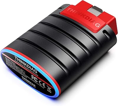 thinkcar Bidirectional Bluetooth OBD2 Scanner - ThinkDiag Diagnostic Scan Tool Code Reader - ECU Coding, Active Test, All Systems Diagnoses, 15 Service Functions, Auto VIN, for iPhone & Android
