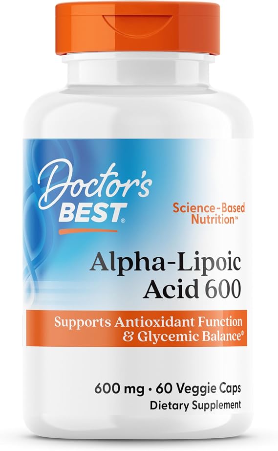 Doctor's Best- Best Alpha-Lipoic Acid 600mg 60 Veggie Caps