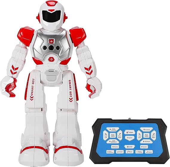 Electric Robot, Intelligent, Programmable, RC Robot, Hand Waving Control, Gesture Control, Remote Control Control, Multi-functional Robot, Walking/Dancing/Song, Boys, Girls, Children's Day,