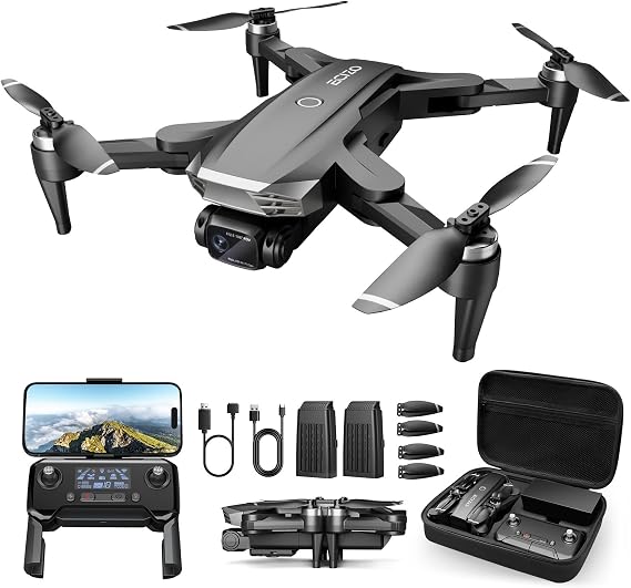 GPS Drone with Camera for Adults 4K, Auto Return Home, Brushless Motor | Follow Me 5G FPV Transmission, Smart RC Quadcopter Drones for Beginners Kids, Long Flight and Distance, Under 250G