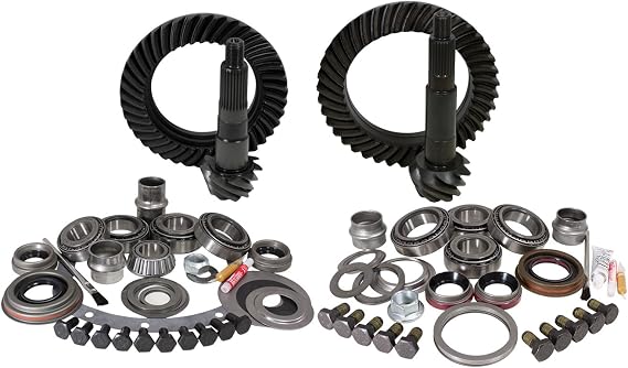 USA Standard Gear Re-Gear & Installation Kit, 4.56 Ratio, Compatible with Jeep TJ D30 fr and Model 35 rr, ZGK005