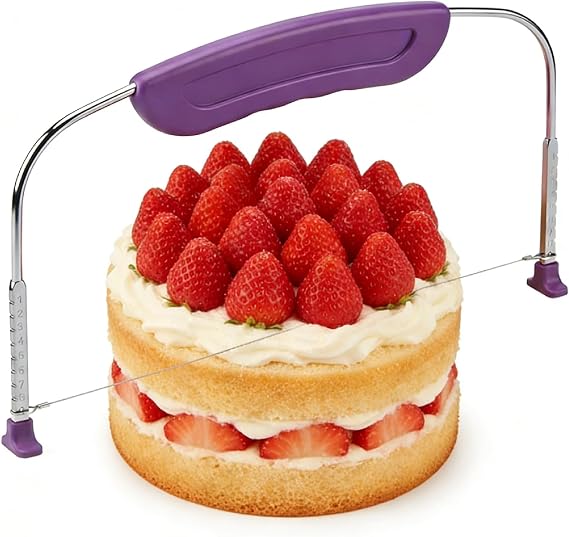 10 Inch Cake Leveller Tools, 27CM Professional Wire Cake Cutter Baking