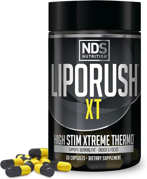 NDS Nutrition LIPORUSH XT Super Concentrated Thermogenic - 60 Capsules