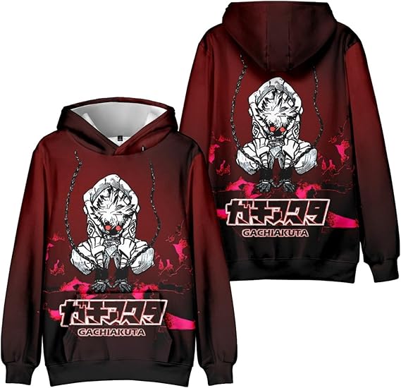Anime Gachiakuta Hoodie Sweatshirt Sweater Costume Clothing Pullover Hooded