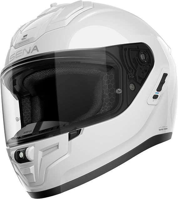 Sena Phantom ANC Full Face Smart Motorcycle Helmet with Integrated Communications Featuring Active Noise Control