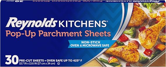 Reynolds Kitchens Pop-Up Parchment Paper Sheets, 30ct