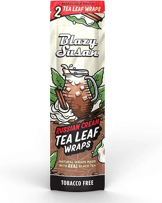 Blazy Susan Flavored Wraps - 2 Count | Single Pack (Russian Cream)