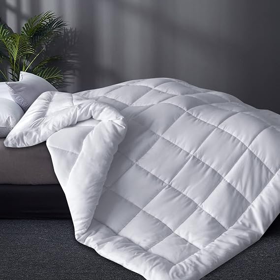 Down Alternative Comforter Queen Size White, Duvet Insert Queen 88" x 88"