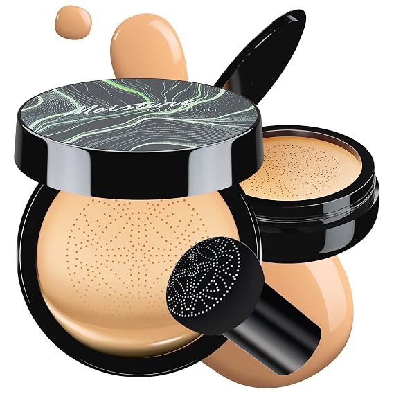 Cushion Foundation for Women CC Cream Concealer Waterproof Buff Beige