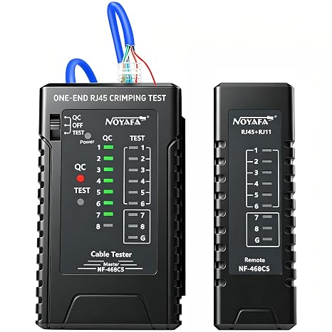 NF-468CS Network Cable Tester,Ethernet Continuity & Crimping Tools
