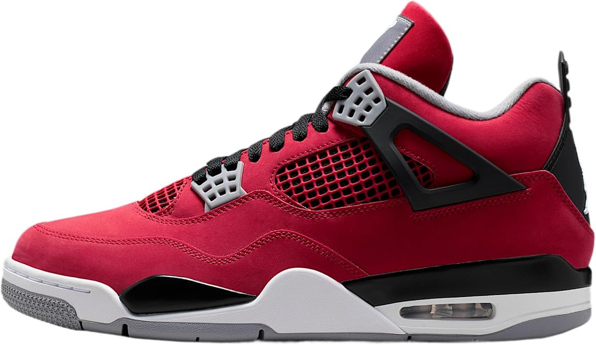 Air Jordan 4 Retro Men's Shoes (Fire Red/Black/Cement Gray/White)