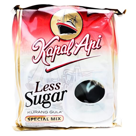 Kapal Api Less Sugar Special Mix, 380 Gram