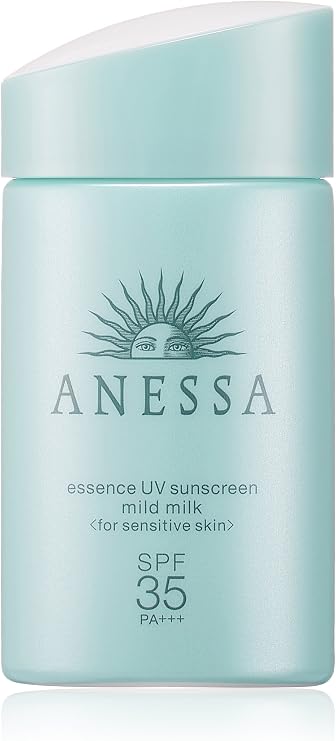 ANESSA Essence UV Mild Milk, SPF 35/PA+++, Unscented, Single Item, 2.0 fl oz 60 ml