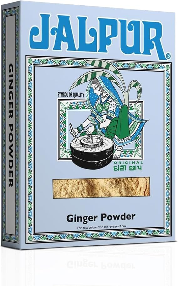 Jalpur Ginger Powder 50g | Ground Dried Ginger Root for Purposes – Cooking, Baking & Teas | Aromatic Spice for Curries, Cookies, Cakes & Marinades | Natural, No Additives | Warming & Flavourful.