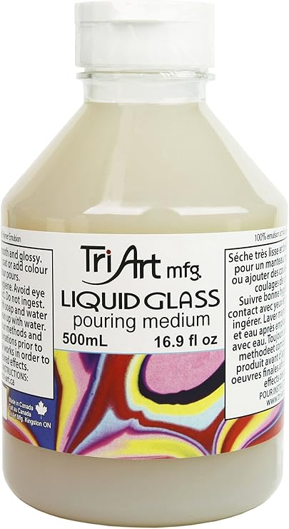 Tri-Art 20736 Liquid Glass Pouring Medium 500ml