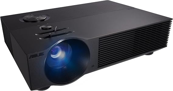 ASUS H1 1080P Movie Projector - Full HD, 3000 Lumens, 120 Hz, 125% Rec. 709, 125% sRGB, Crestron Connected Certified, HDMI, 10W Built-in Speaker Home projector compatible with PS5 & Xbox Series X/S
