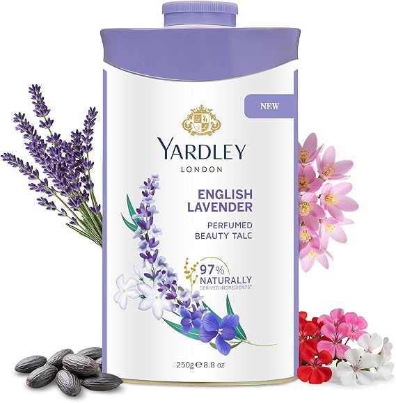 Yardley English Lavender Perfumed Talc, 250Gm