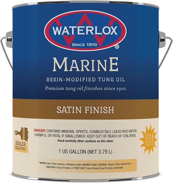 Waterlox Satin Marine Finish - Gallon